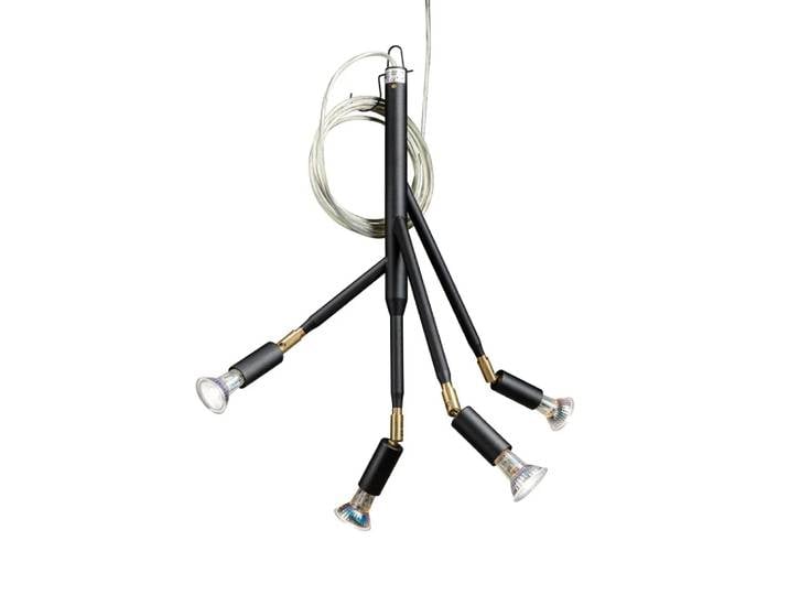 Örsjö Belysning Lampe à suspension Kvist petit noir