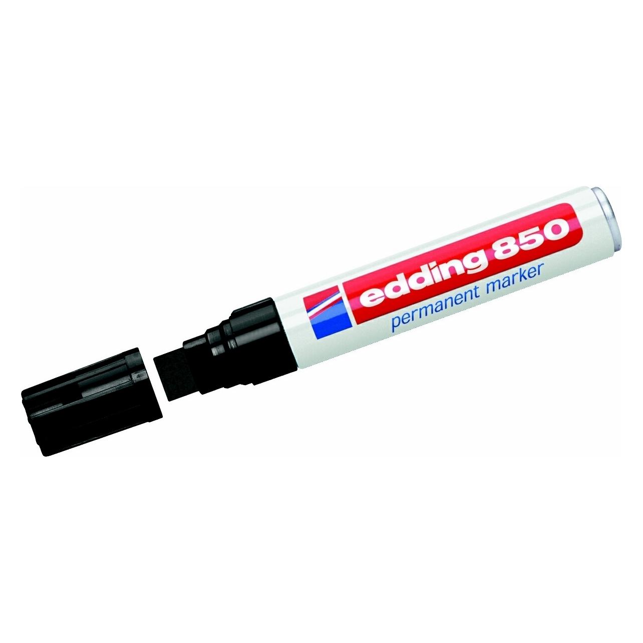 Edding 850 Permanent Marker, Keilspitze, versch. Farben (5x) (4-850001)