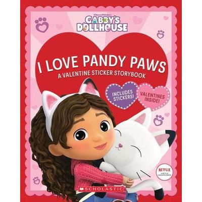 I Love Pandy Paws: A Valentine Sticker Storybook (Gabby's Dollhouse), Taschenbuch von Scholastic, Scholastic, 978-1-338-85678-1