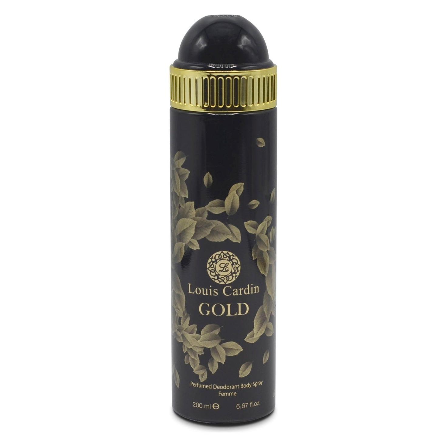 Louis Cardin Gold Perfumed Deodorant Spray 200ml (Spray, 200 ml) (64714132)