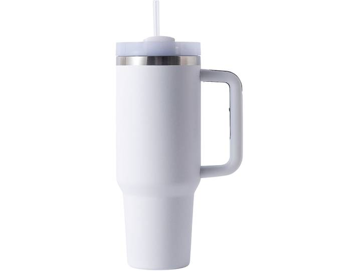 Thermobecher Finley Weiss Edelstahl 27 cm