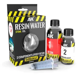 AK Resin Water 2-Components Epoxy Resin – 375ml (Emaillie)