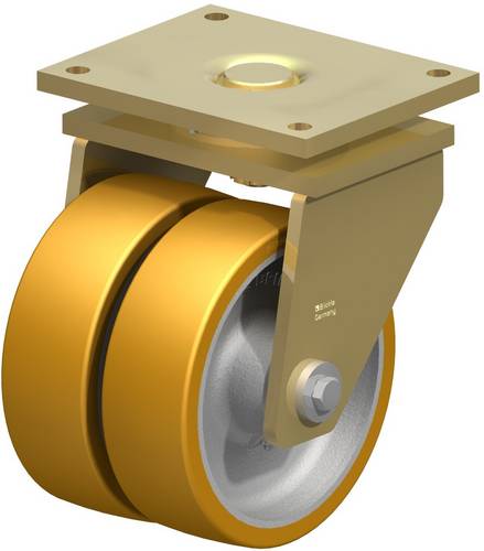 Blickle 290072 LSD-GTH 252K Doppel-Lenkrolle Rad-Durchmesser: 250mm Tragfähigkeit (max.): 3700kg 1St.