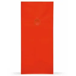 VEPATIM 1000x Quad Bags 100x80x245 mm mit Aromaschutzventil 250g rot
