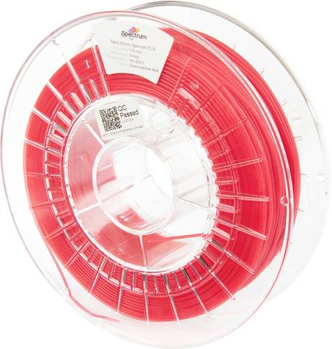 Spectrum Filaments 80171 PLA Thermoactive Filament PLA Farbwechsel, verzugsfrei 1.75mm 500g Rot 1St.