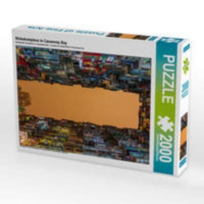 CALVENDO Puzzle Wohnkomplexe in Causeway Bay 2000 Teile Puzzle quer | 2000 Teile Lege-Größe 90 × 67 cm Foto-Puzzle für glückliche Stunden