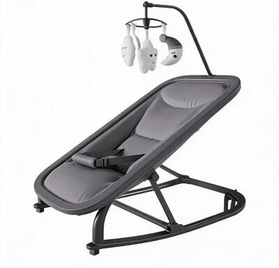YUN 3-in-1 Baby Swing and Rocker Chair with 3 Recline Positions, Detachable Toy Bar and Machine-Washable Pad
