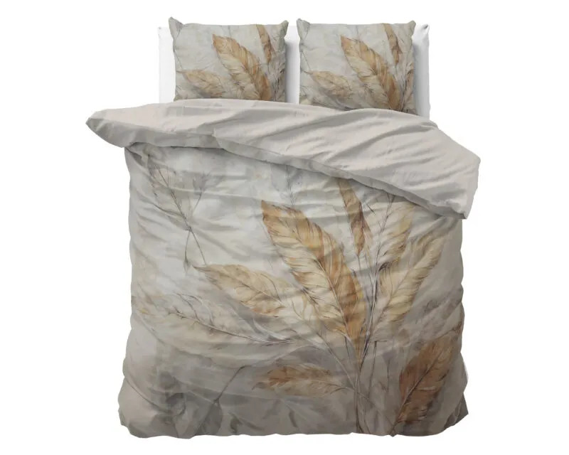 Dreamhouse Whole Nature Zand Beddengoed met bloemenpatroon, Beige/Rood, B/D: 200 x 220 cm