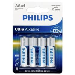 Philips Ultra LR6 Mignon (AA)-Batterie Alkali-Mangan 1.5 V 4 St. 1805