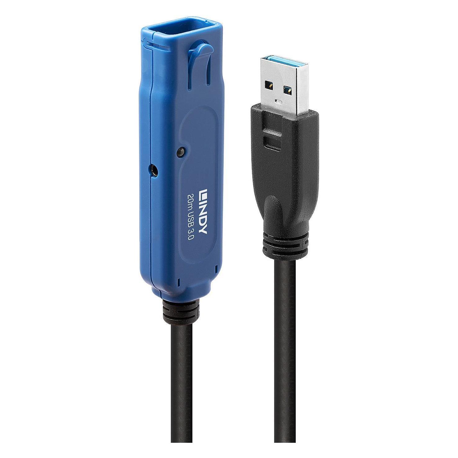 Lindy 20m USB 3.0 Aktivverlängerung Pro USB 3.0 Verbindungen bis zu 40m (20 m, USB 3.2 Gen 1) (43361)