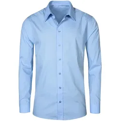 Promodoro Fashion GmbH Herren-Popeline-Hemd, langarm | Farbe: Hellblau | Größe: M