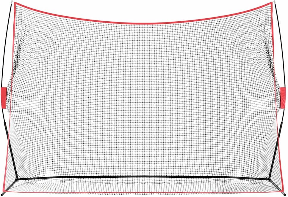 vidaXL Aide à l'entraînement de golf Noir 314 x 92 x 214 cm Polyester