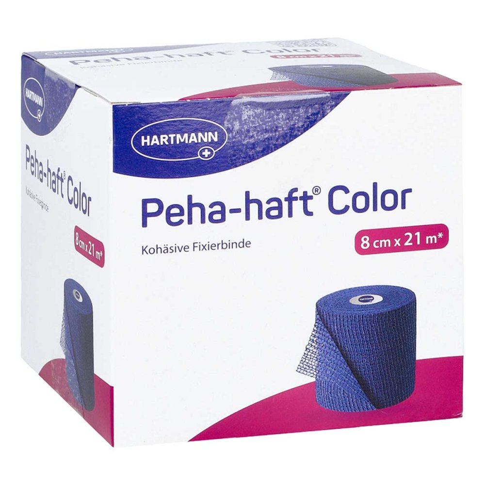 PAUL HARTMANN AG Peha-haft Color Fixierbinde latexfrei 8 Cmx21 M Blau 17304862