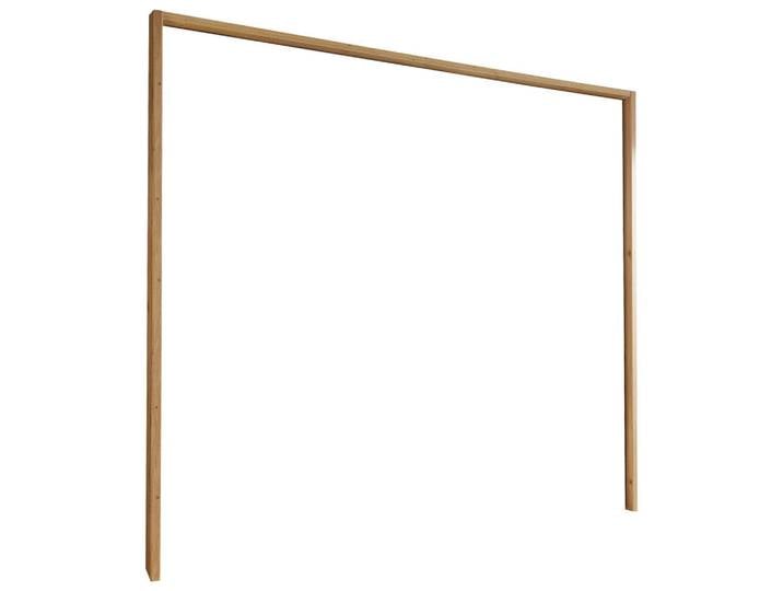 Novel Passepartoutrahmen, Eiche Bianco, 256x220x12 cm, ISO 9001, Made in Germany, Schlafzimmer, Kleiderschränke, Schrankzubehör, sonstiges Schrankzubehör