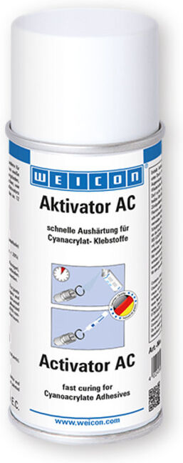 WEICON CA-Aktivator Spray AC, Aushärtebeschleuniger für Sekundenkleber, 150 ml (12505150)