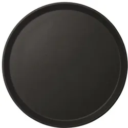 Cambro, Tablett, Tablett rutschfeste Gummioberfläche, rund, ø: 405 mm, schwarz