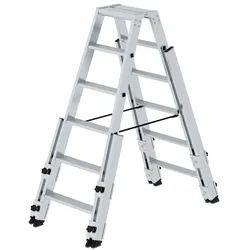 PROREGAL Stufen-Stehleiter treppengängig 2x6 Stufen