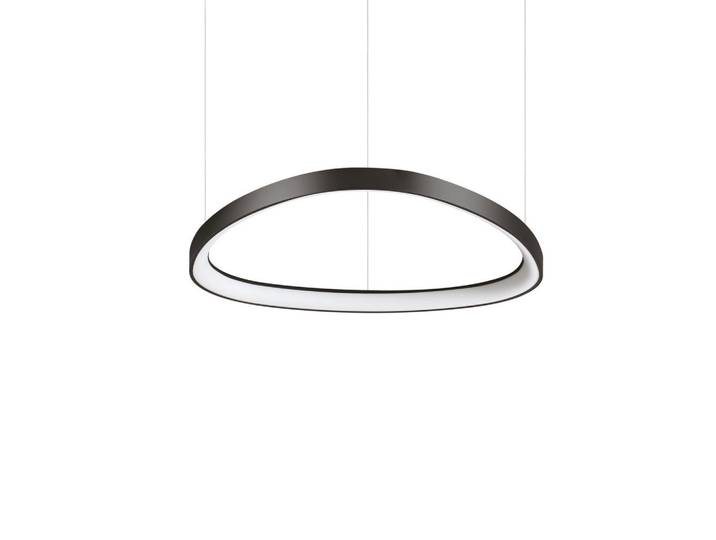 Ideal Lux Led-Hängeleuchte Gemini, Schwarz, Metall, Kunststoff, 28.5-151.5 cm, Lampen & Leuchten, Innenbeleuchtung, Hängeleuchten, Pendelleuchten