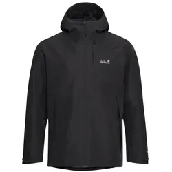 Jack Wolfskin Herren Flextrail 2L Regenjacke - M - black