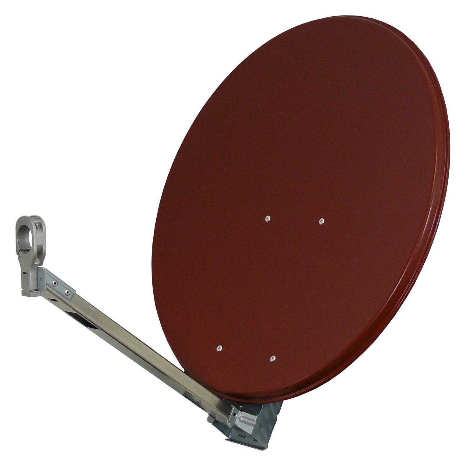 Televes Alu-Reflektor 67x71cm ziegelrot S660-Z (Flachantenne, 37 dB, UKW / MW / LW) (S660-Z)