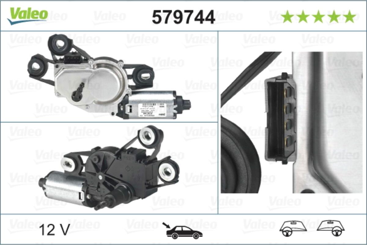 Scheibenwischermotor VALEO 579744