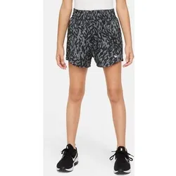 NIKE Kinder Shorts One Woven High-Waisted, Größe XL in Grau Grau