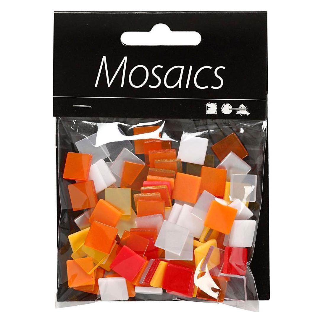 Creativ Company Mini-Mosaik Rot/Orange 1x1mm, 25 Gramm (5707167961049)
