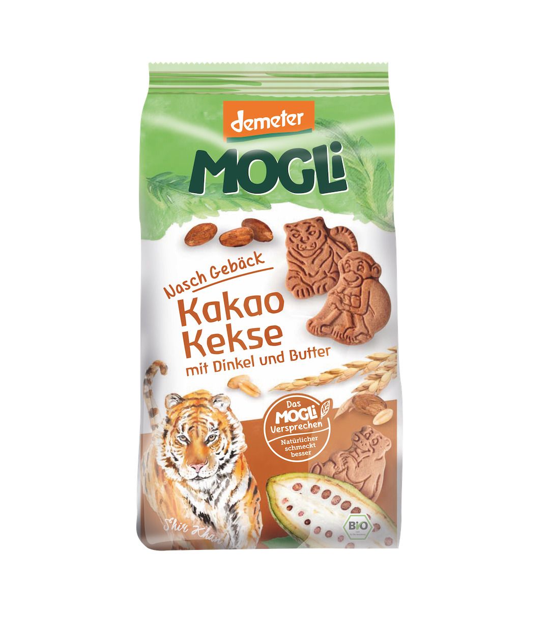 Mogli Nasch BIO Kekse Kakao 125 g