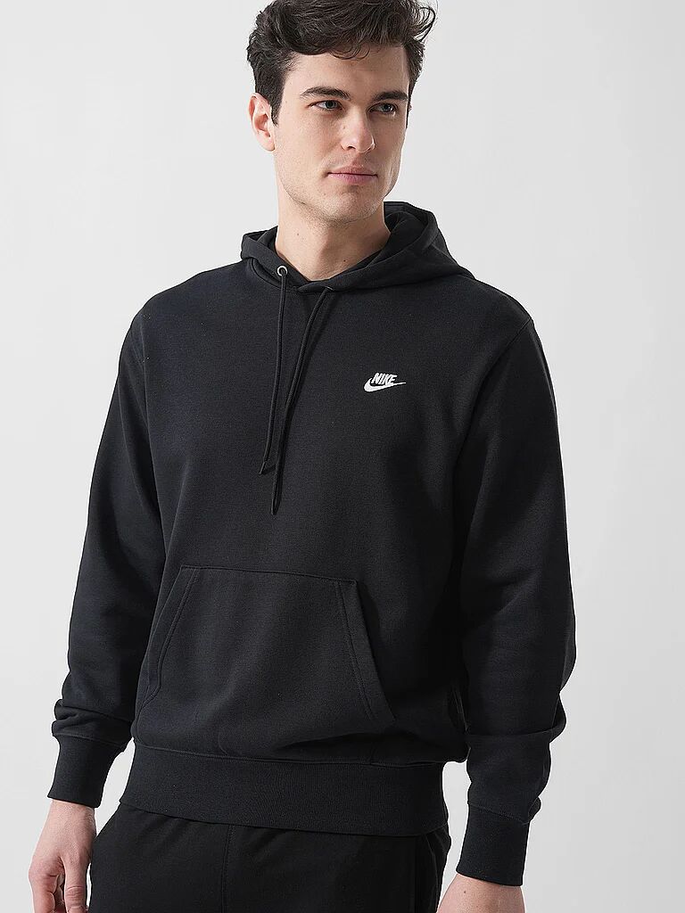 Nike Herren Hoodie NK Club French Terry schwarz   XXL M