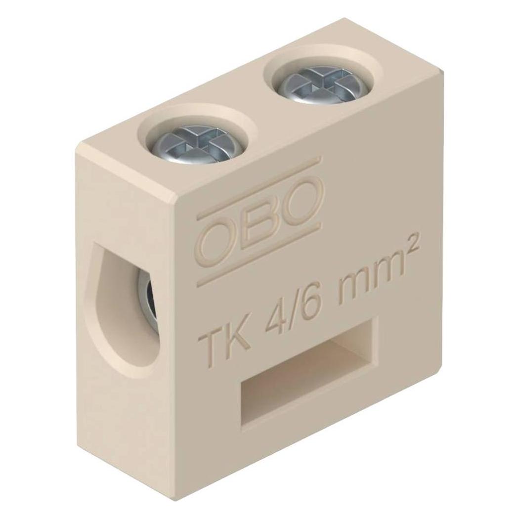 OBO Bettermann 7205702 TK 06 Keramikklemme flexibel: - starr: 6-6 mm² Polzahl: (7205702)