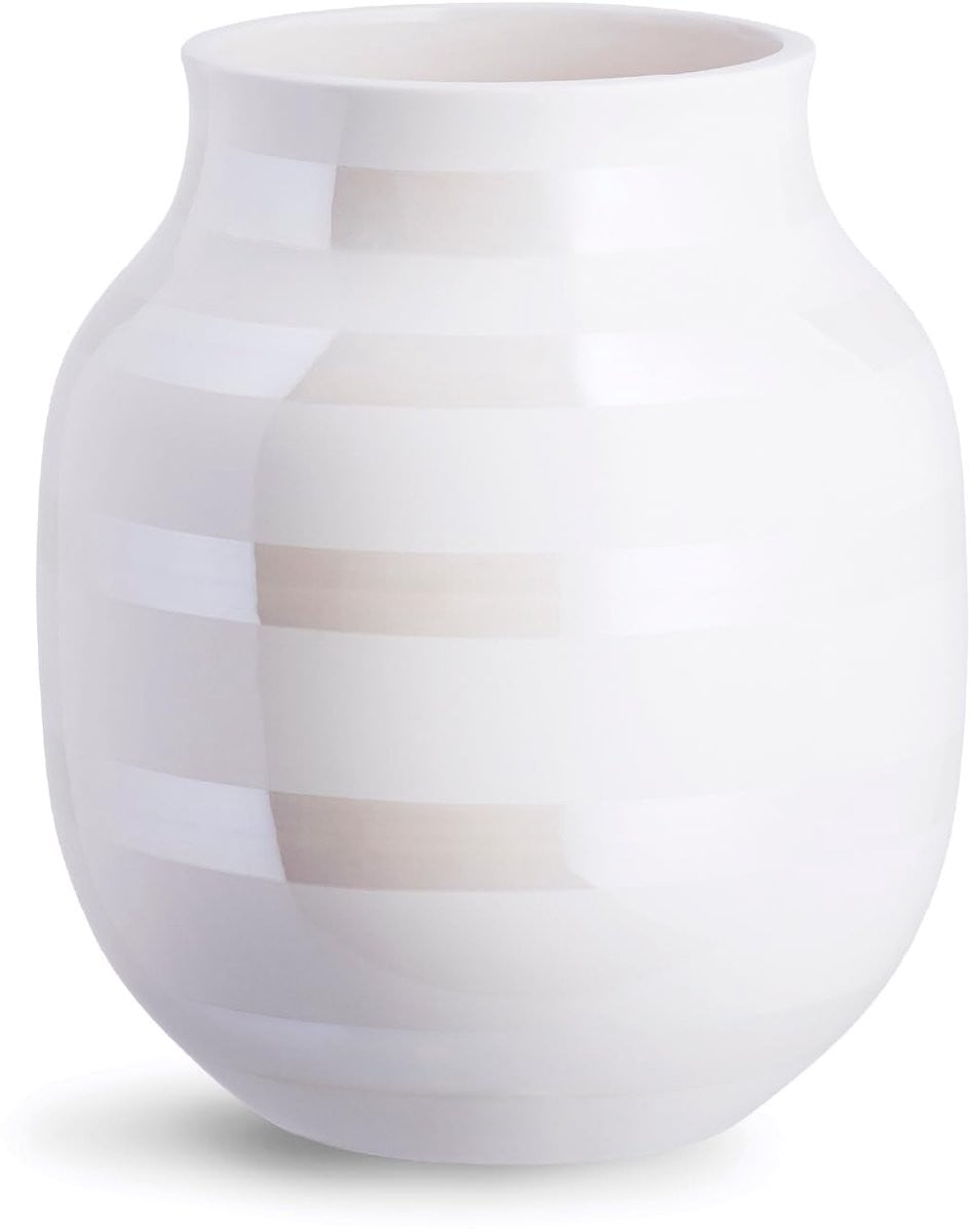 Elegante vaas van parelmoer, Hoogte: 20 cm