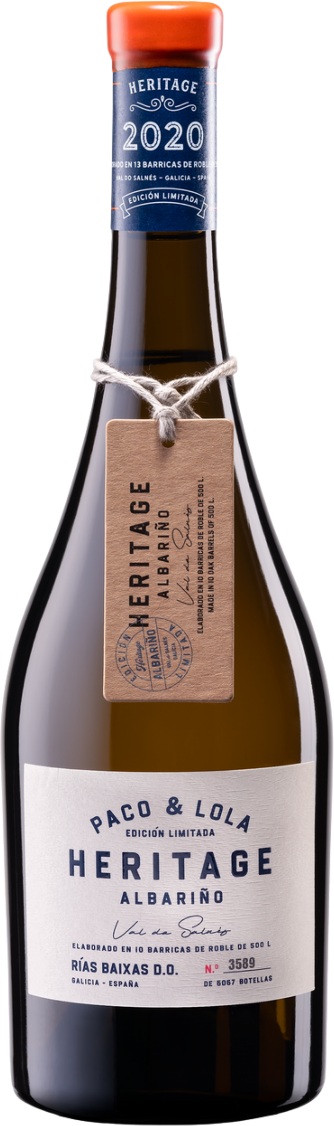 Albarino 'Heritage' Paco & Lola 2020