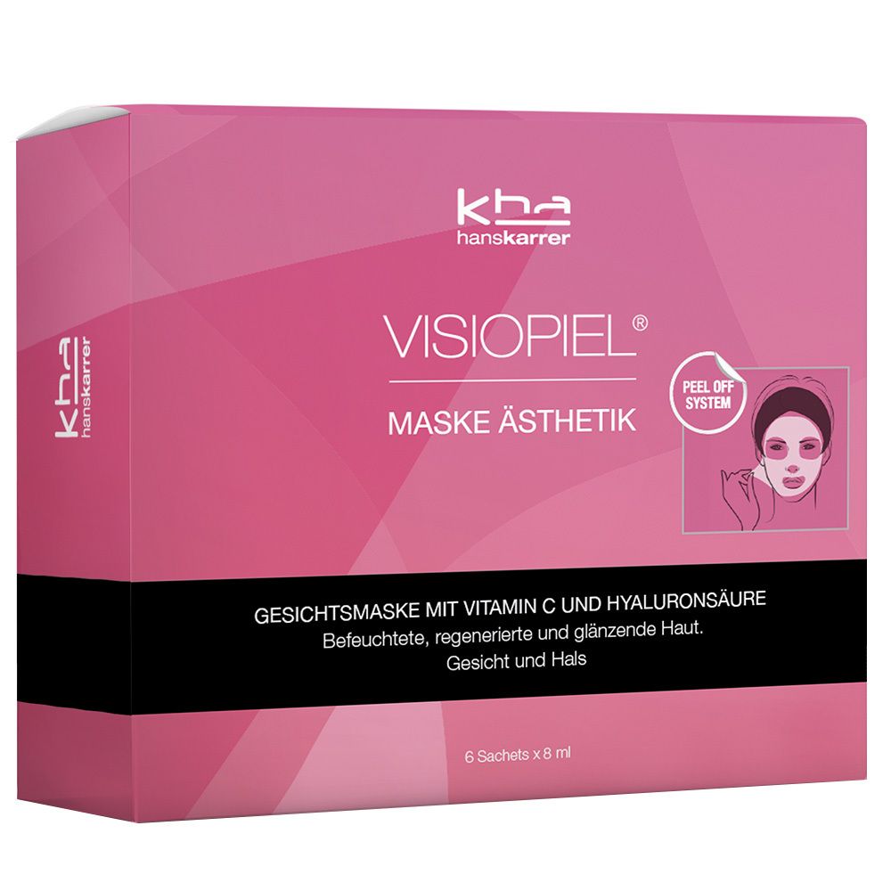 Visiopiel Maske Ästhetik 6x8 ml Gesichtsmaske
