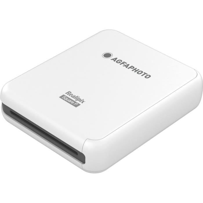 AgfaPhoto Realipix Square P Vierkante fotoprinter via Bluetooth - Wit