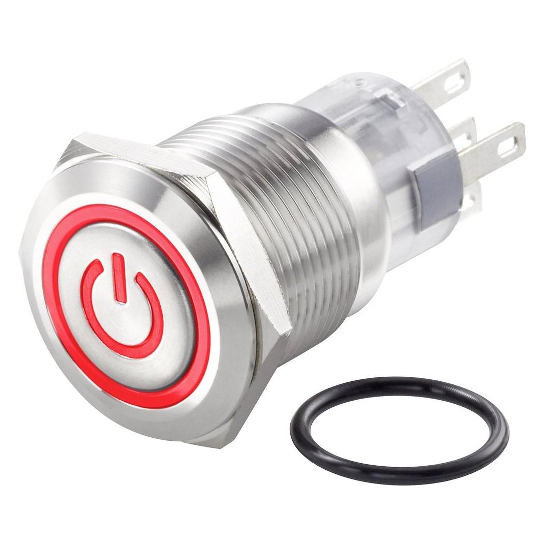 Tru Components TC-7494524 TC-LAS1-AGQ-11ZET/R/12V/S Vandalismusgeschützter Druck (TC-7494524)