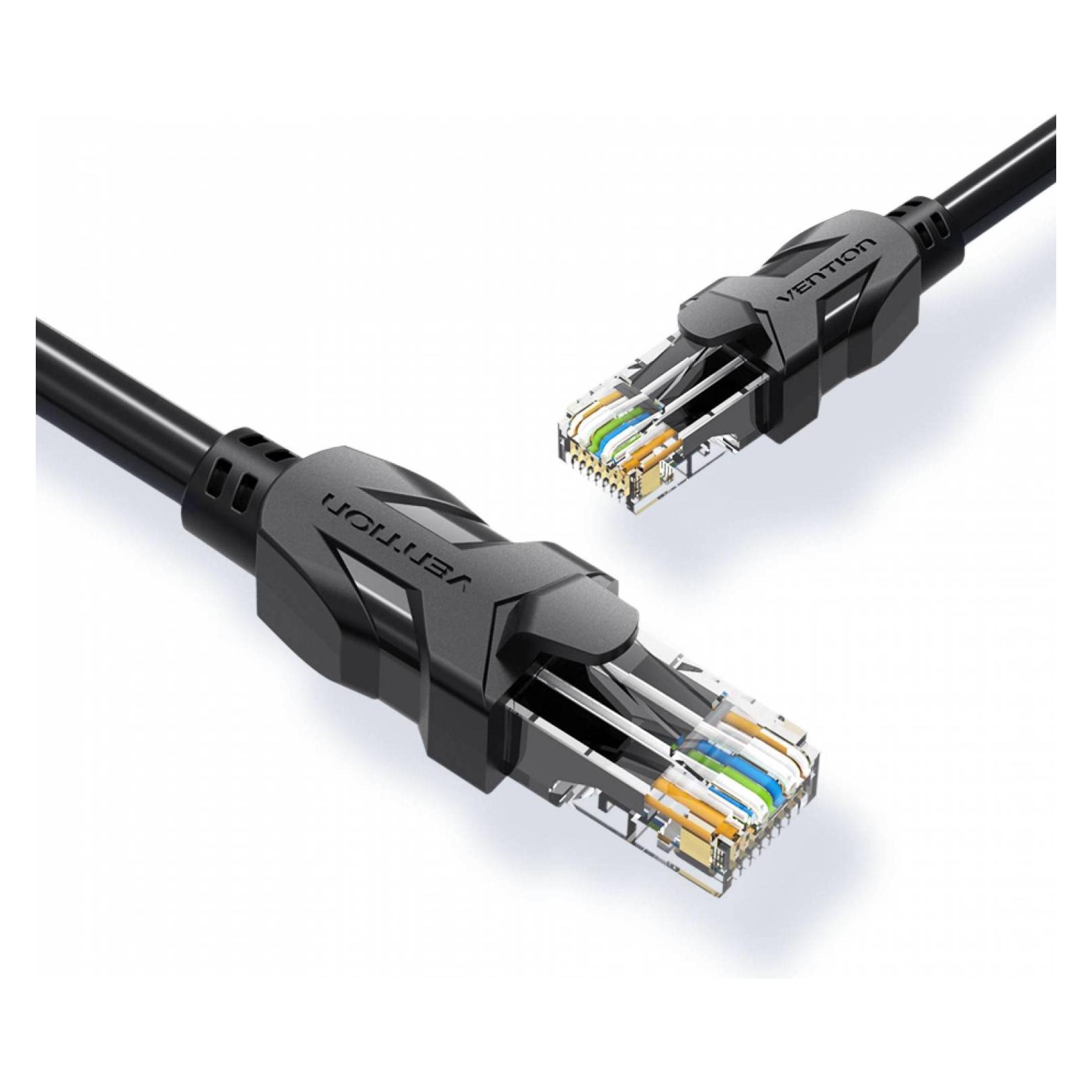Vention Patch Cable UTP Cat6 black IBBBK (UTP, CAT6, 8 m) (IBBBK)