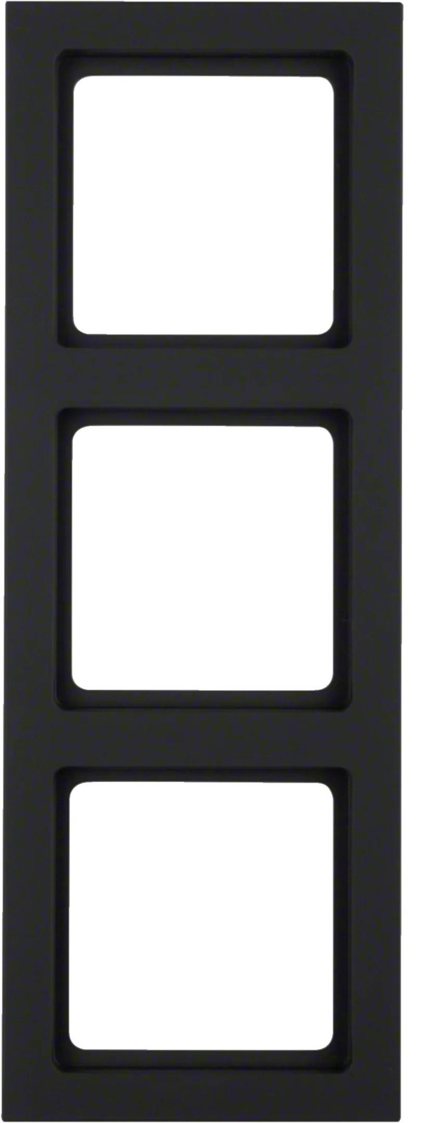 Hager Frame 3-voudig fluweel antraciet 10136096