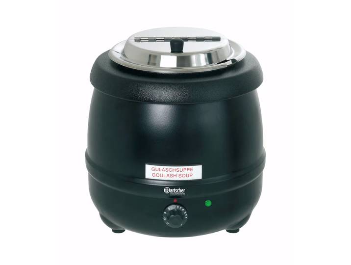 Bartscher Suppentopf Economic 9L – Gastro Pfanne/Gastro Topf – schwarz