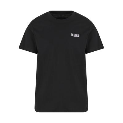 T-Shirt MISTERTEE "MisterTee Los Angeles EMB Tee", Herren, Gr. XS, schwarz, 100% Baumwolle, normal, Rundhals, Shirts T-Shirt