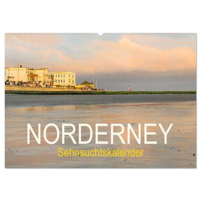 Norderney Sehnsuchtskalender (Wandkalender 2027 DIN A2 quer), CALVENDO Monatskalender