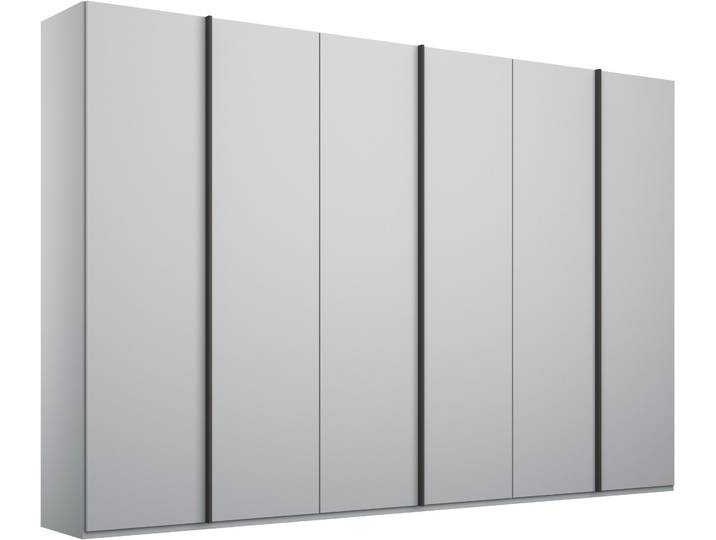 Kleiderschrank RAUCH Drehtürenschrank Schrank Garderobe Wäscheschrank SKAT MERIDIAN , grau (seidengrau), B:301cm H:235cm T:63cm, Holzwerkstoff, Schränke, Kleiderschrank, mit Schubladeneinsatz, Wäscheeinteilung, Innenspiegel MADE IN GERMANY