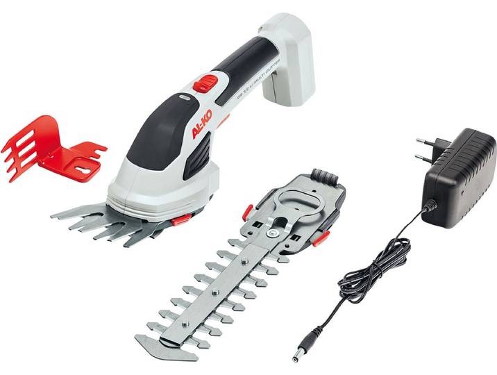 AL-KO Gras- en Buxusschaar - 16 cm - 2\,0Ah - 7\,2V - Incl. Accu en Lader