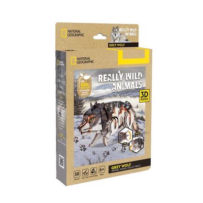 CUBICFUN - 3D Puzzle Wolf 59 Teile