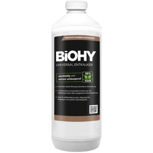 BiOHY Entkalker 100% vegan, Universalentkalker, Bio-Flüssigentkalker, Konzentrat, für 10 Anwendungen, 1 Liter