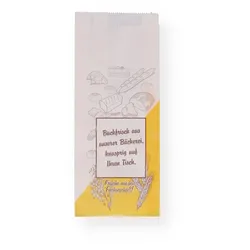Nette 1000 Stück Brötchentüten 12+5x28cm Papiertüten Brot & Korn