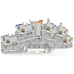 WAGO Installationsetagenklemme 2,5 mm2 mit Drücker 2203-6641
