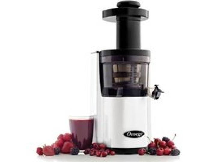 Extracteur de jus vertical OMEGA VSJ843 - Blanc - 150W - Garantie 2 ans