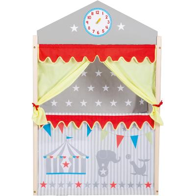 Kasperletheater ROBA "Handpuppentheater", bunt, Puppentheater, Kinder, Massivholz, Stoff