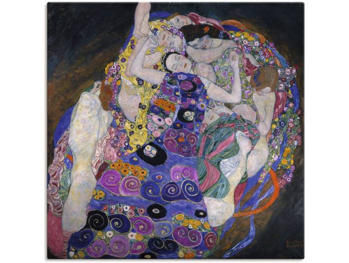 Leinwandbild ARTLAND Die Jungfrau. 1913 , bunt (farbe bild(er): bunt), B:50cm H:50cm, Bilder, Leinwandbild, auf Holzrahmen gespannt
