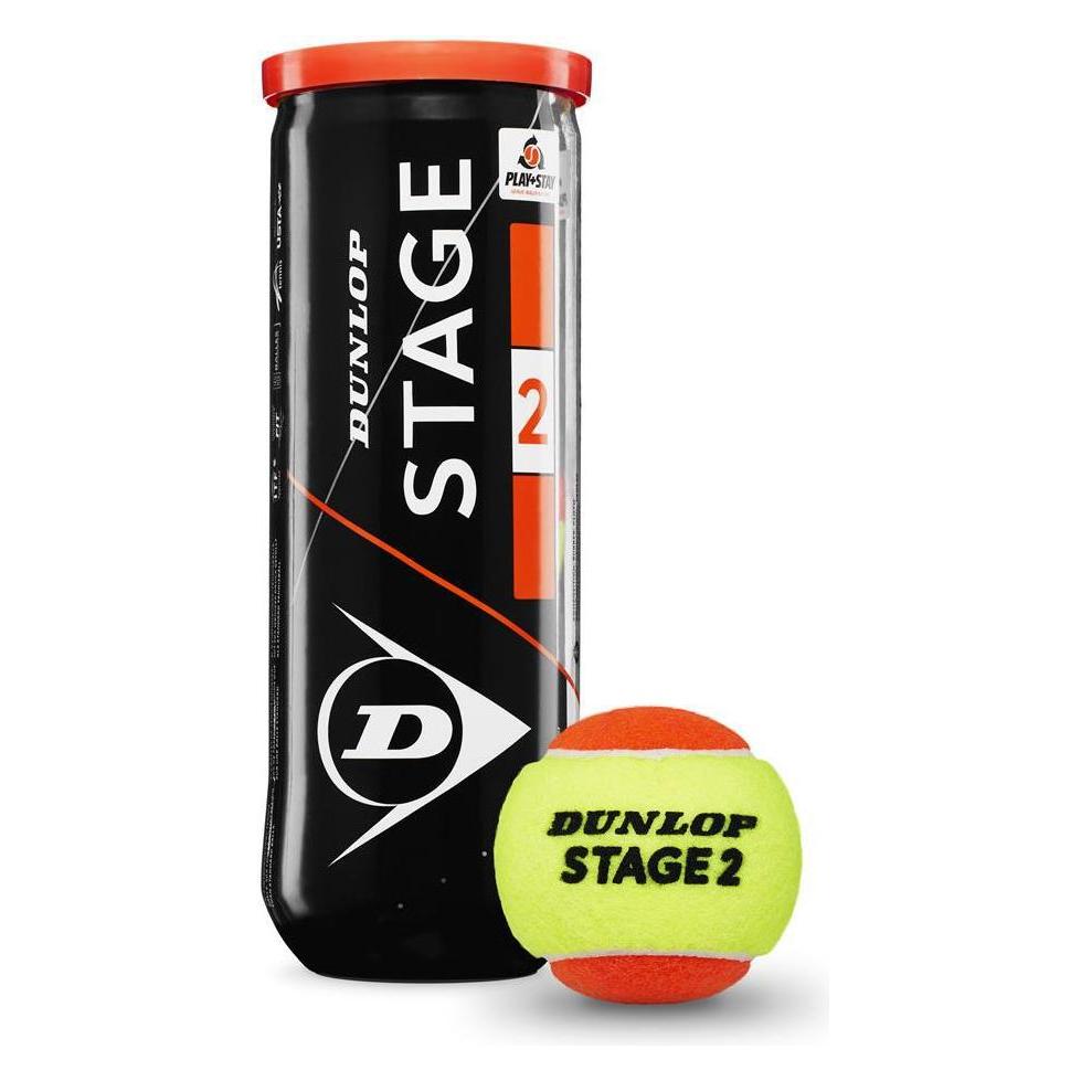 Dunlop Tennis Balls Stage 2 Orange Itf (601339)